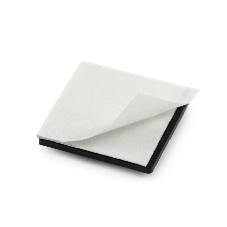 Cable Tie Mounting Base Black 4-Way-Adhesive