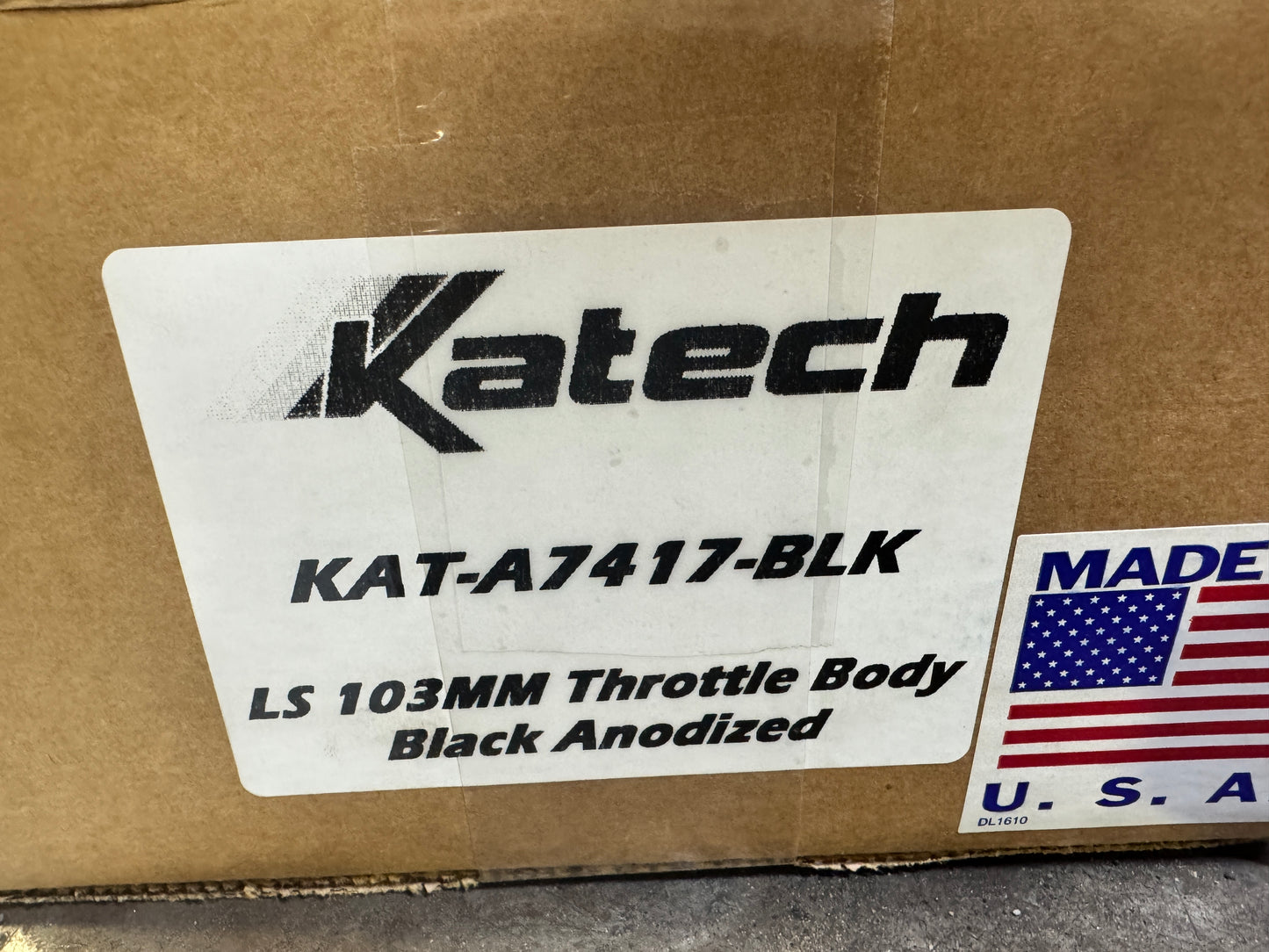 KaTech 103mm LS Throttle Body KAT-A7417-BLK