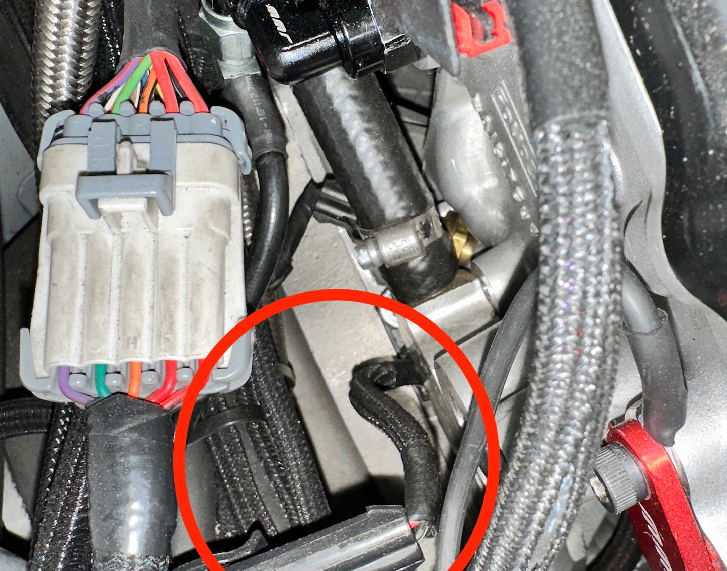 Coyote Crank Sensor Extension For Easy Engine Removal