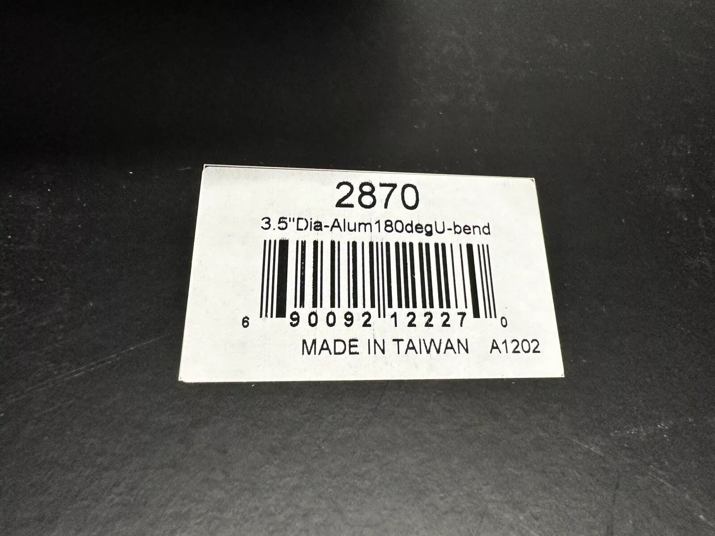 Vibrant Performance 2870 180 Degree Aluminum Bend, 3.5" O.D