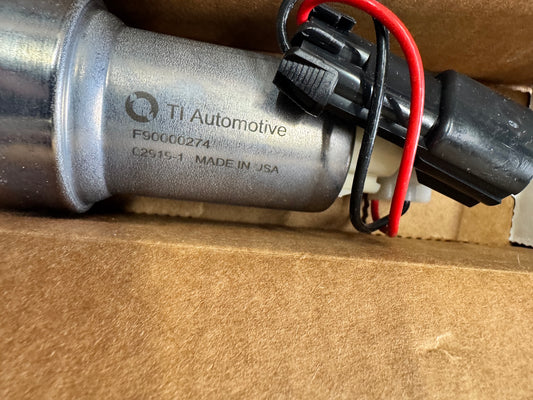 Walbro Ti Automotive F90000274 450lph Intank Fuel Pump w/New Sock